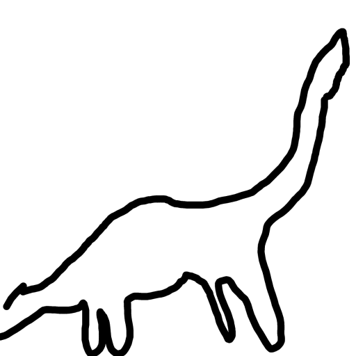 Brontosaurus drawing by Bri3