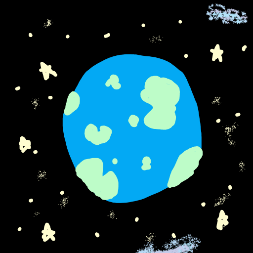 Earth drawing by alpha-base-print