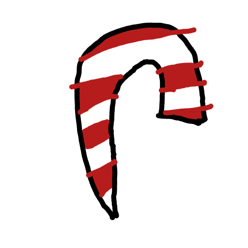 Candy Cane drawing by ismael