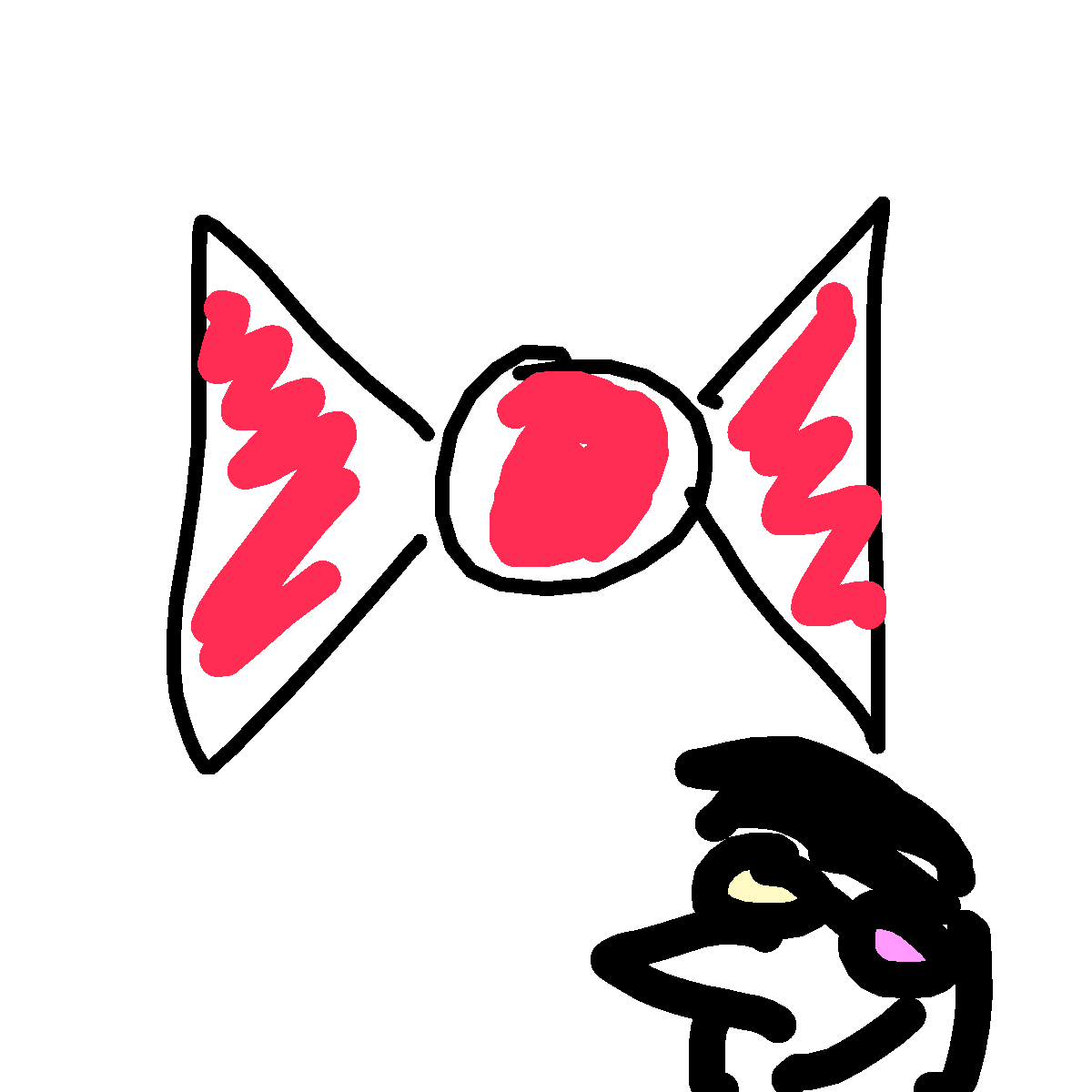 Bowtie drawing by macaronimiles