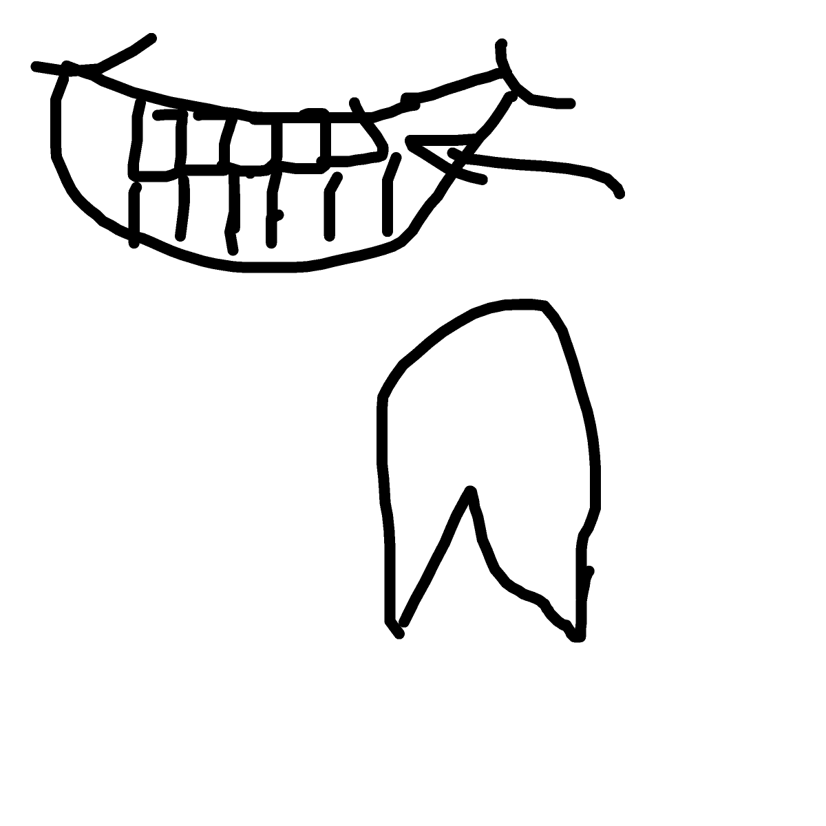 Teeth drawing by lottchen