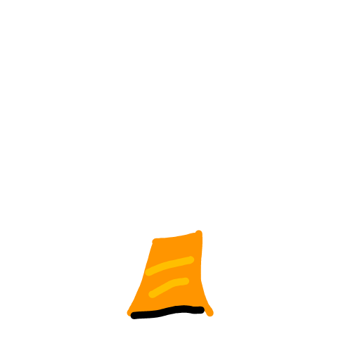 Traffic Cone drawing by JM13