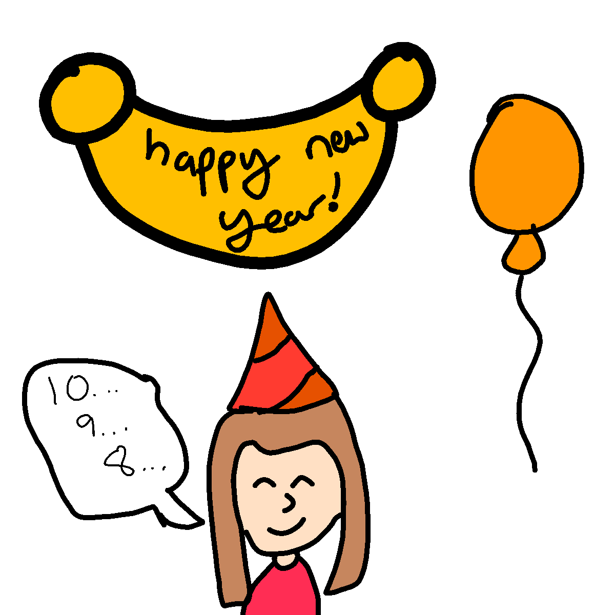 Countdown drawing by conn0rr
