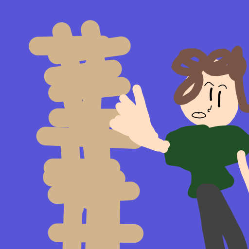 Jenga drawing by Fih