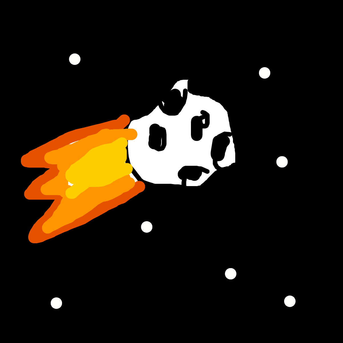 Meteorite drawing by eleanor