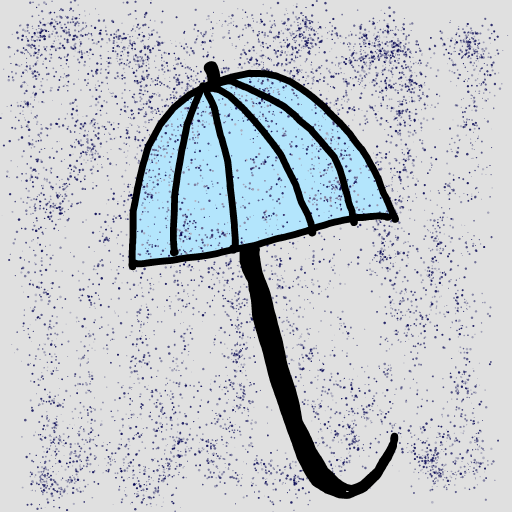 Umbrella drawing by sun-rose-drive