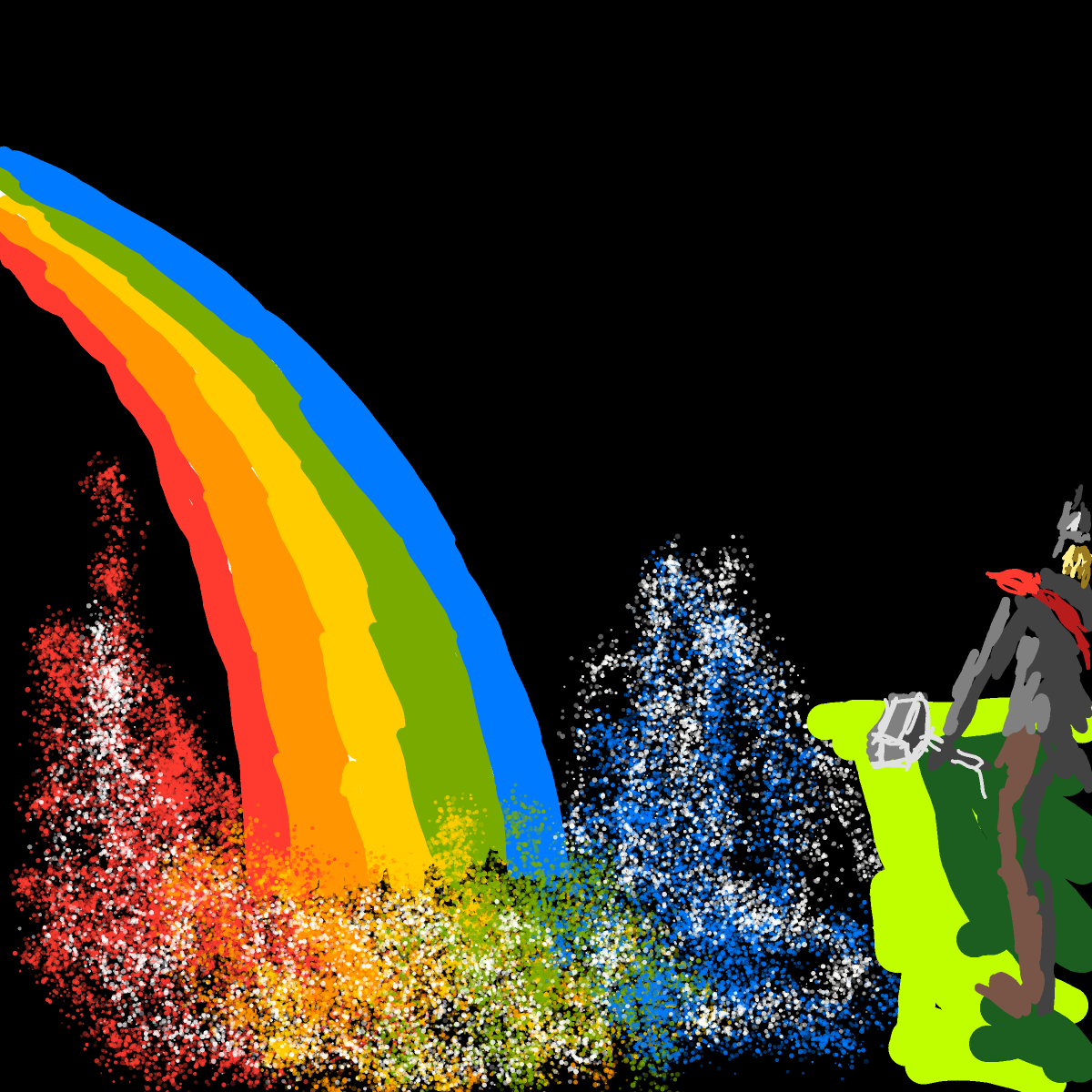 Bifrost drawing by Guardianoflives