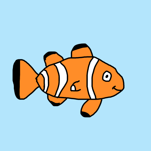 Clownfish drawing by theduchess