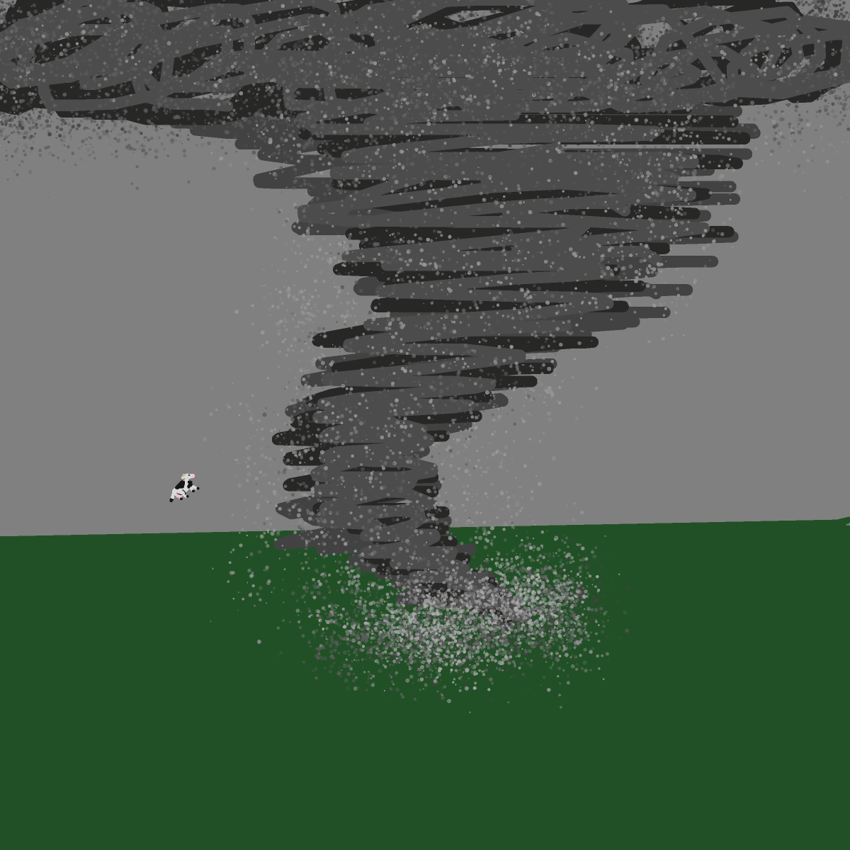 Tornado drawing by wethebambam