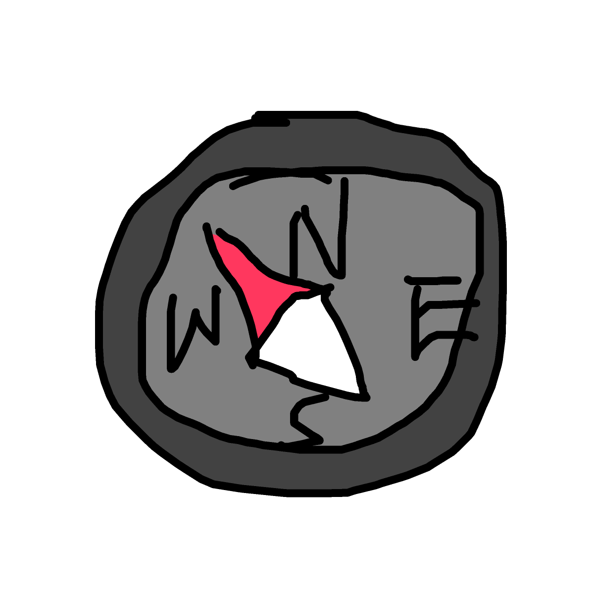 Compass drawing by pompousfish