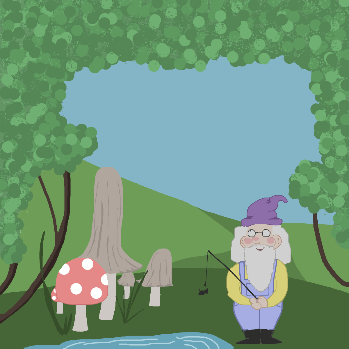 Gnome drawing by firecracker