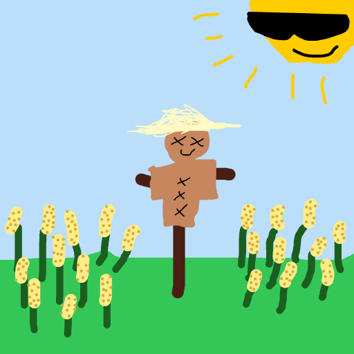 Scarecrow drawing by japsie