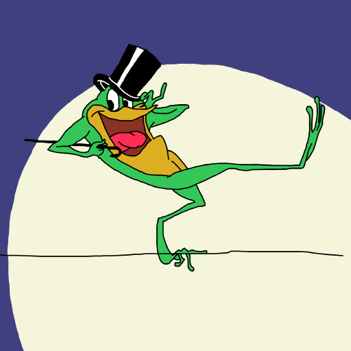 Michigan J Frog drawing by monthra