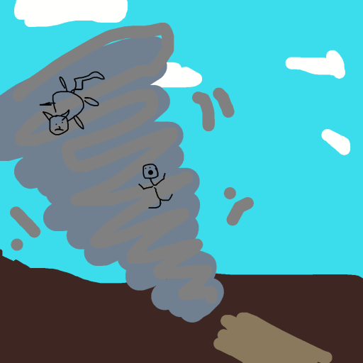 Tornado drawing by krissywissy