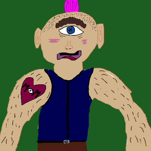 Cyclops drawing by pancakes palette