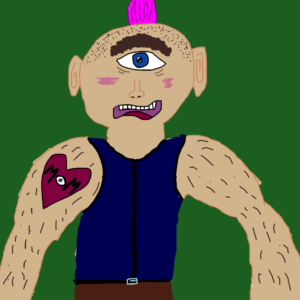 Cyclops drawing by pancakes palette
