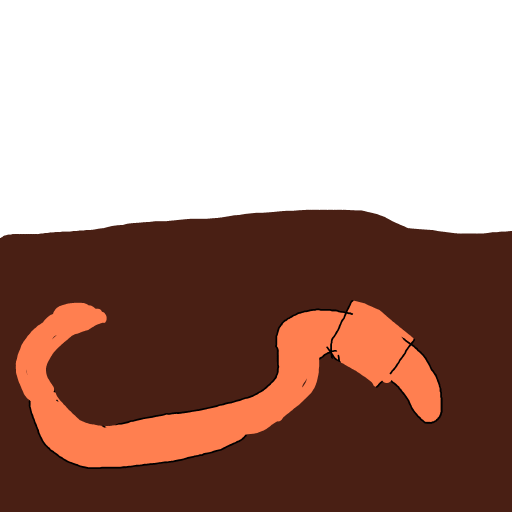 Worm drawing by mjolnirbear
