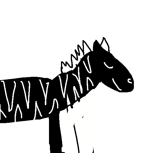 Zebra drawing by grou