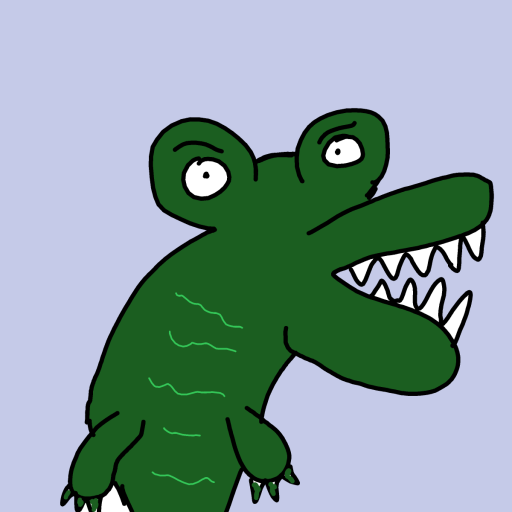 Crocodile drawing by conn0rr