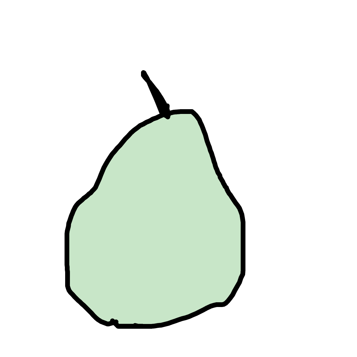 Pear drawing by ldiot