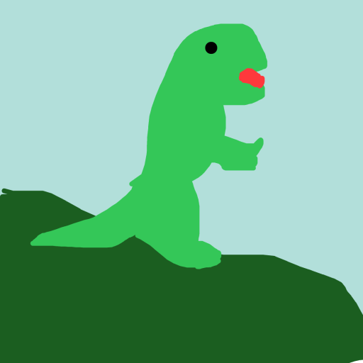Dinosaur drawing by tee