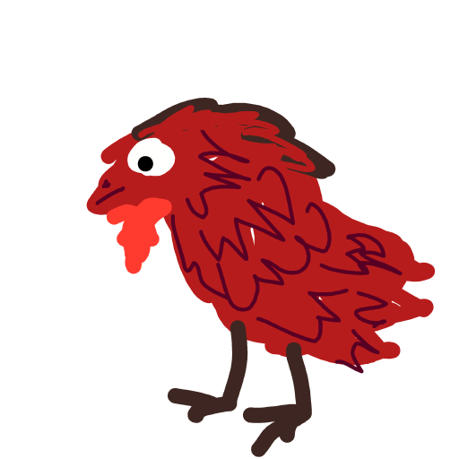 Chicken drawing by kckitty
