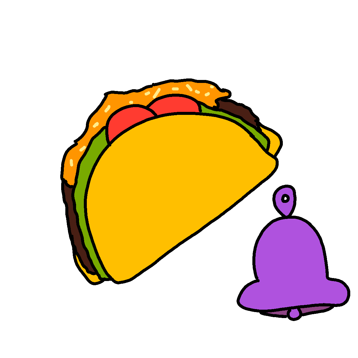 Taco drawing by conn0rr