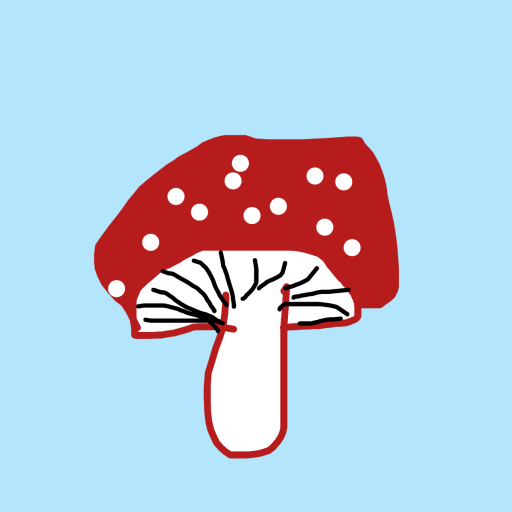 Mushroom drawing by grou