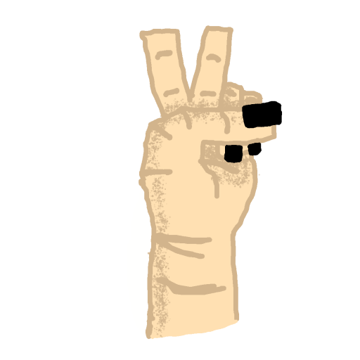 Hands drawing by panda girl