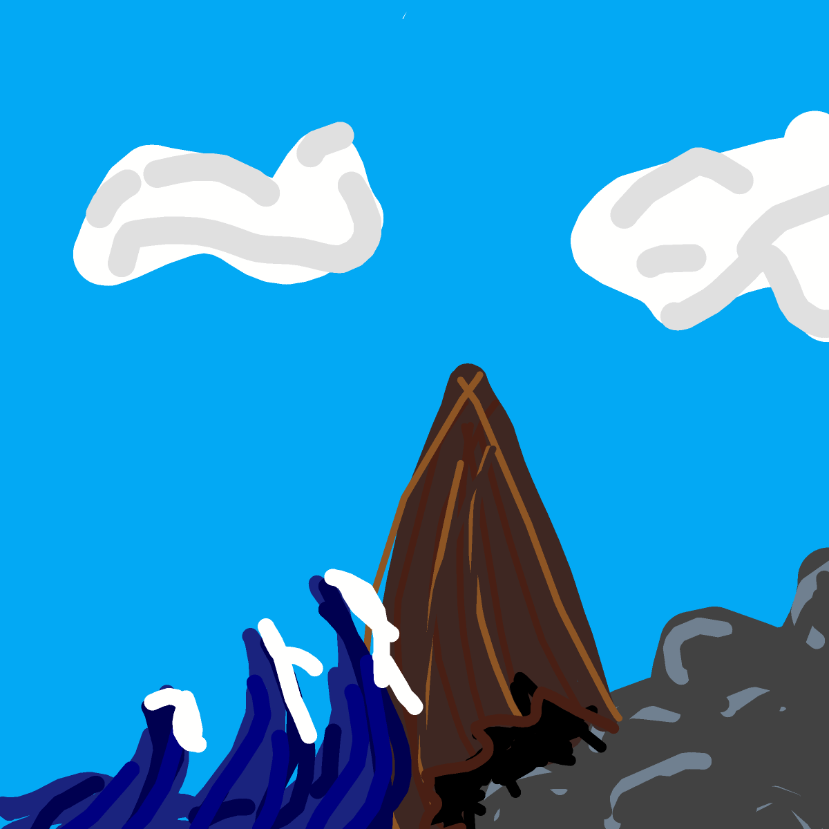 Shipwreck drawing by kckitty
