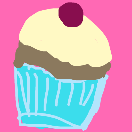 Cupcake drawing by krissywissy