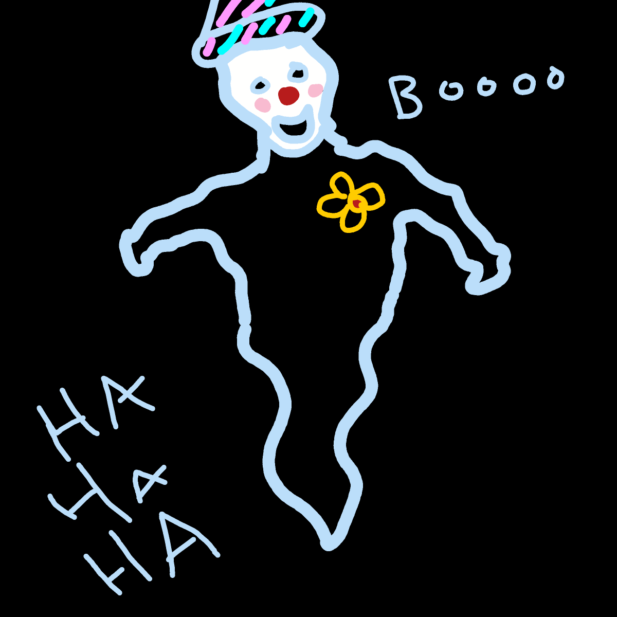 Ghost Clown drawing by MoDarsot