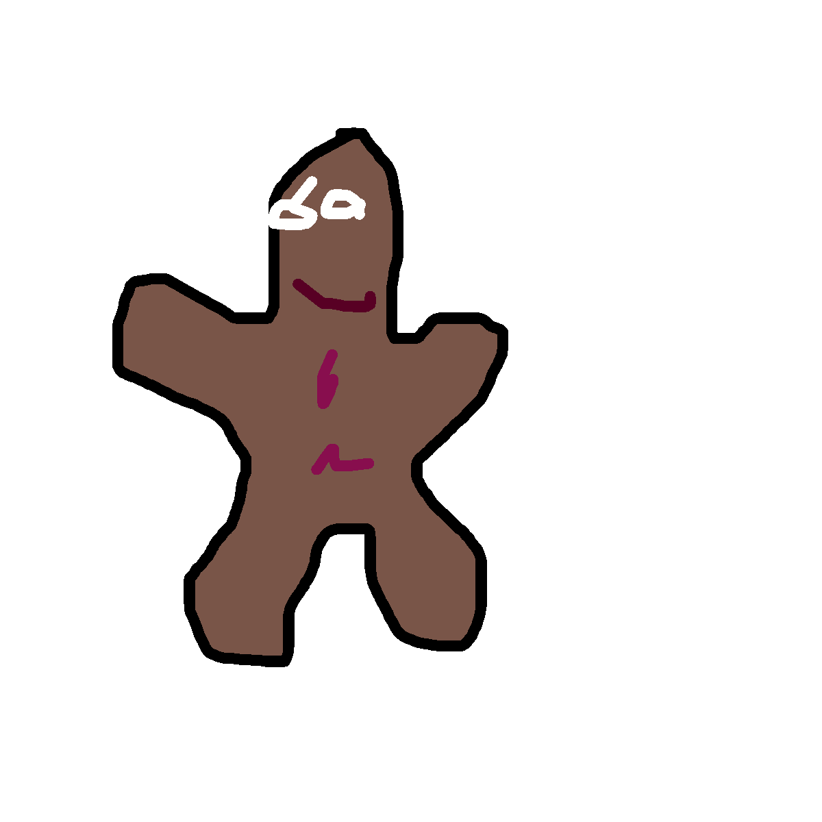 Gingerbread drawing by navy-wide-voice