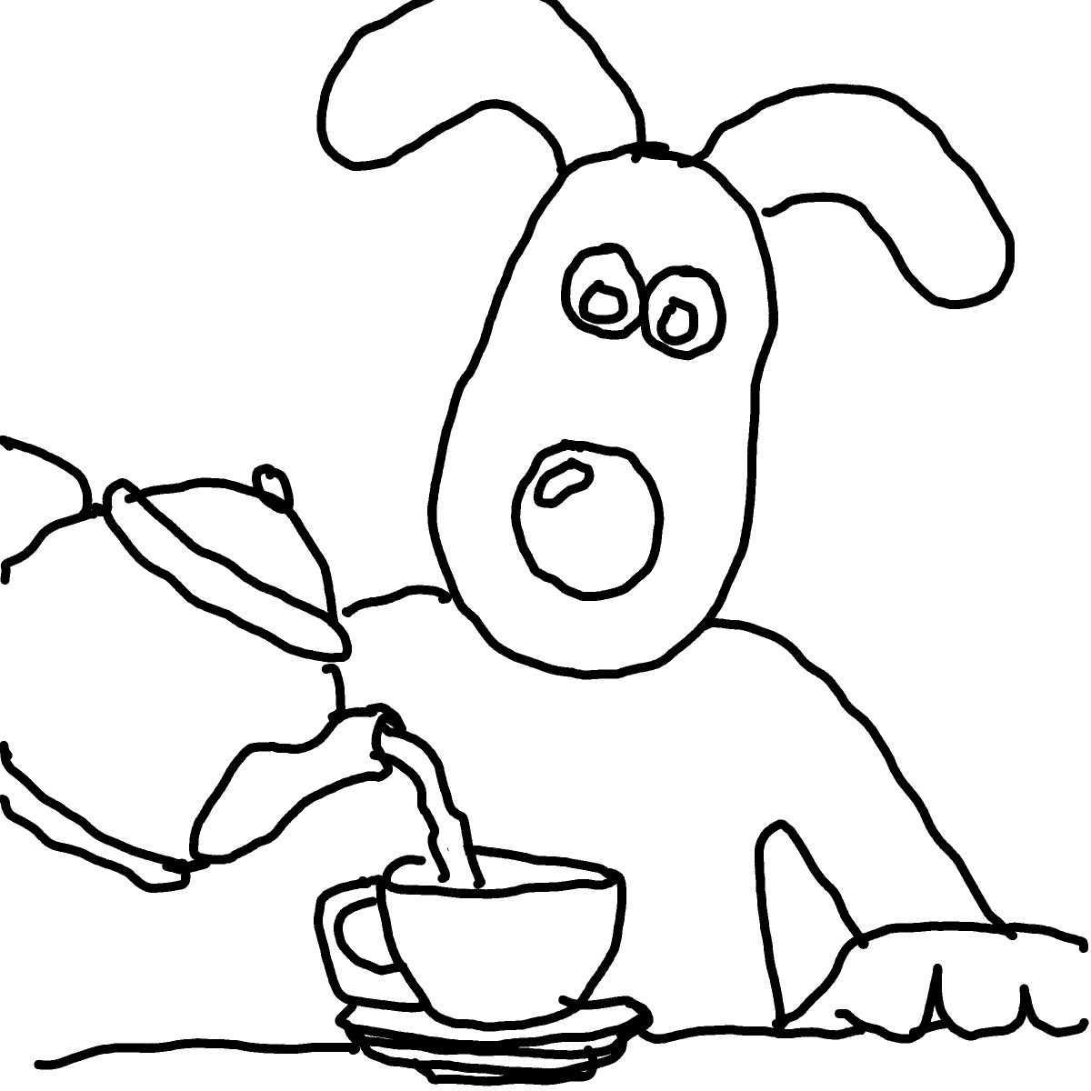 Gromit drawing by Guardianoflives