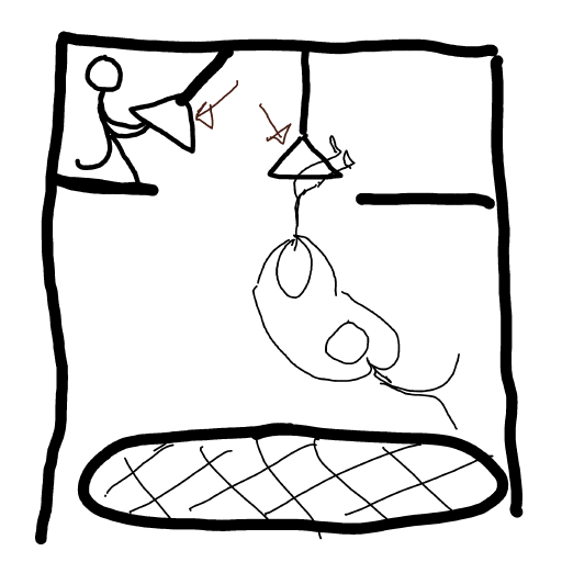 Trapeze drawing by omega-coral-shape