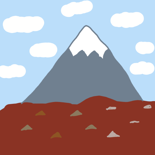 Mountain drawing by conn0rr