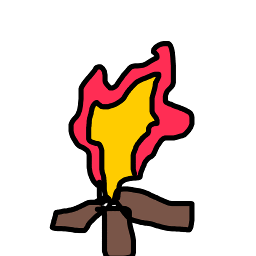 Campfire drawing by aqua-hyper-doodler