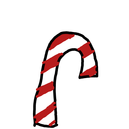 Candy Cane drawing by ismael