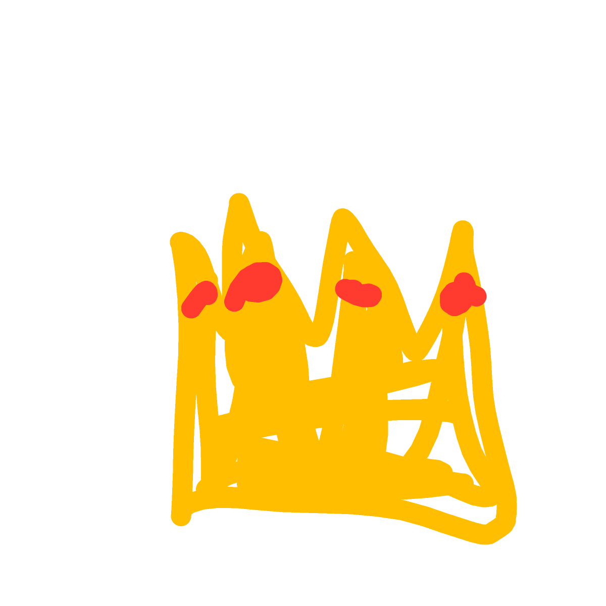 Crown drawing by Fejlkode