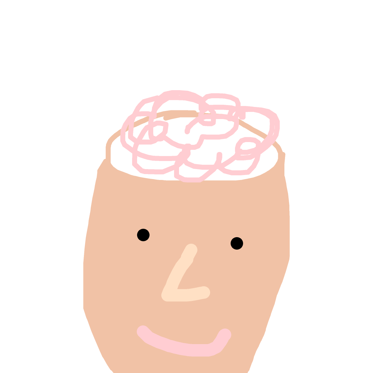 Brain drawing by bia