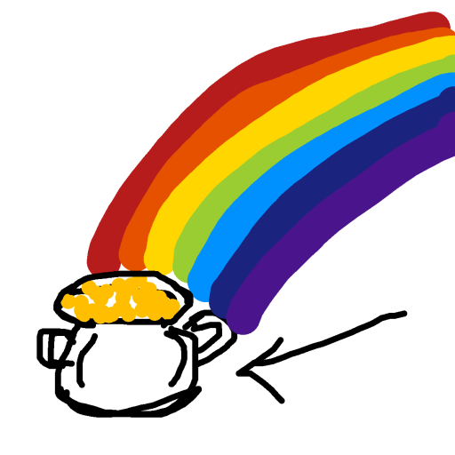 Pot of Gold drawing by ria-ria-ria