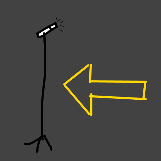 Mic Stand drawing by johnny boy
