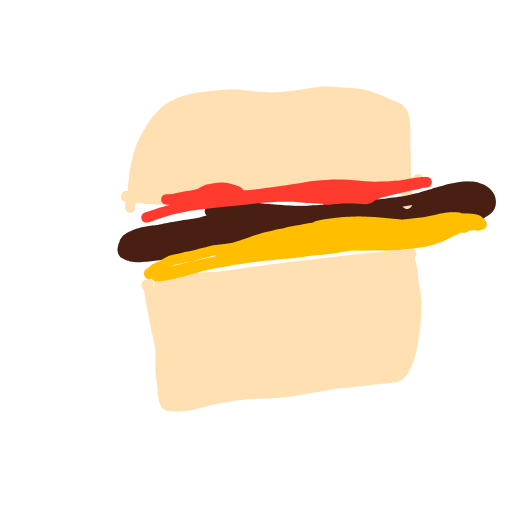 Burger drawing by coal-mild-peace