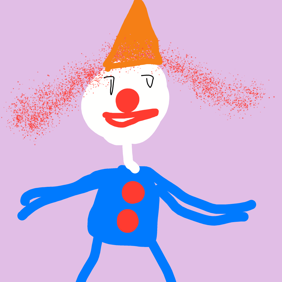 Clown drawing by pearl-warm-king