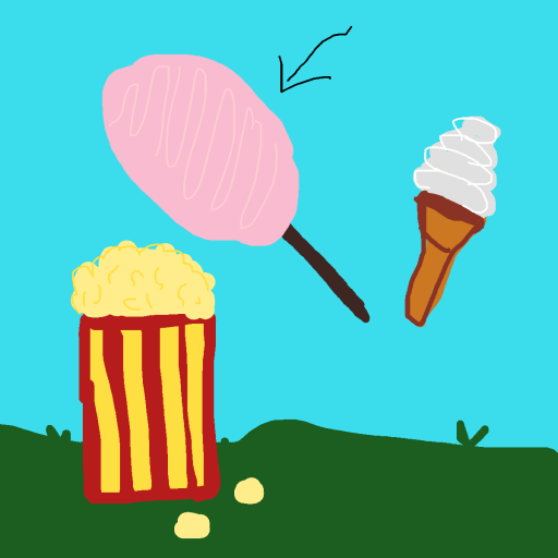 Cotton Candy drawing by krissywissy