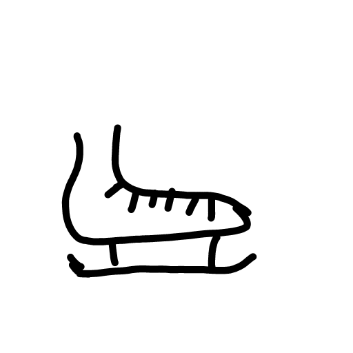Ice Skate drawing by sonic-bold-major