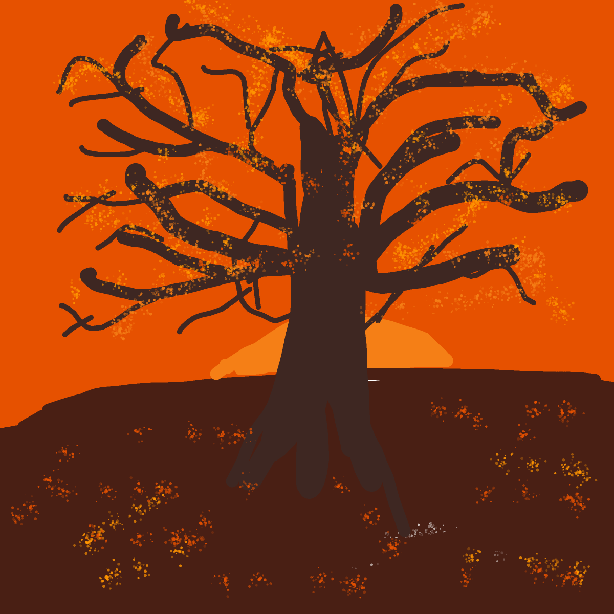 Autumn drawing by grape-hard-shield