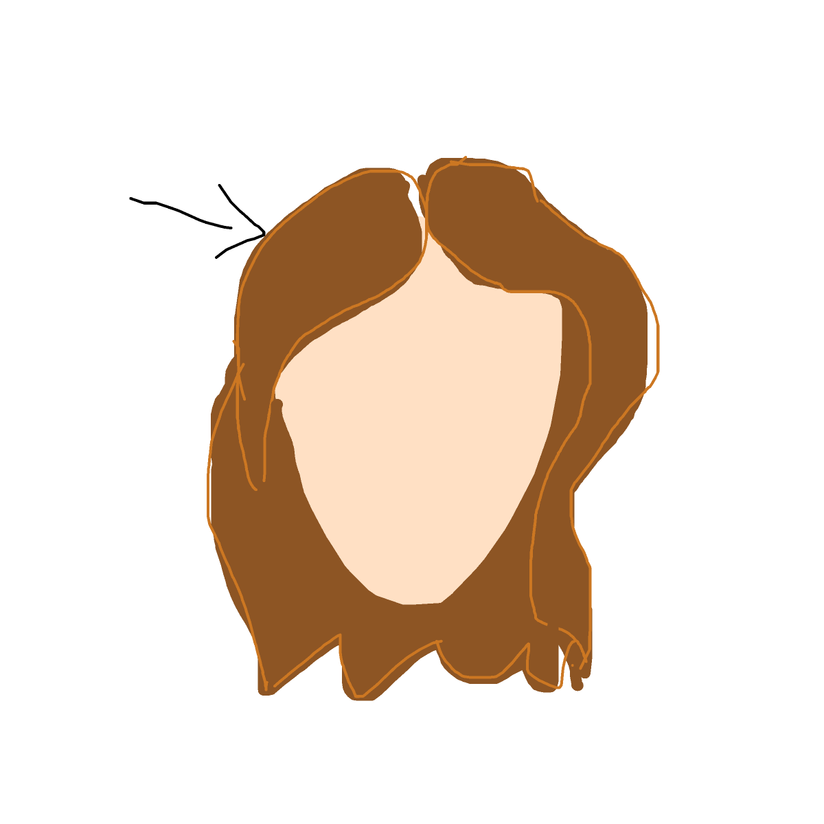 Hair drawing by beksss