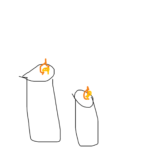 Candles drawing by plum-clay-tower
