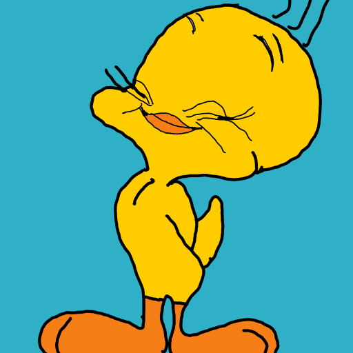 Tweety drawing by Guardianoflives